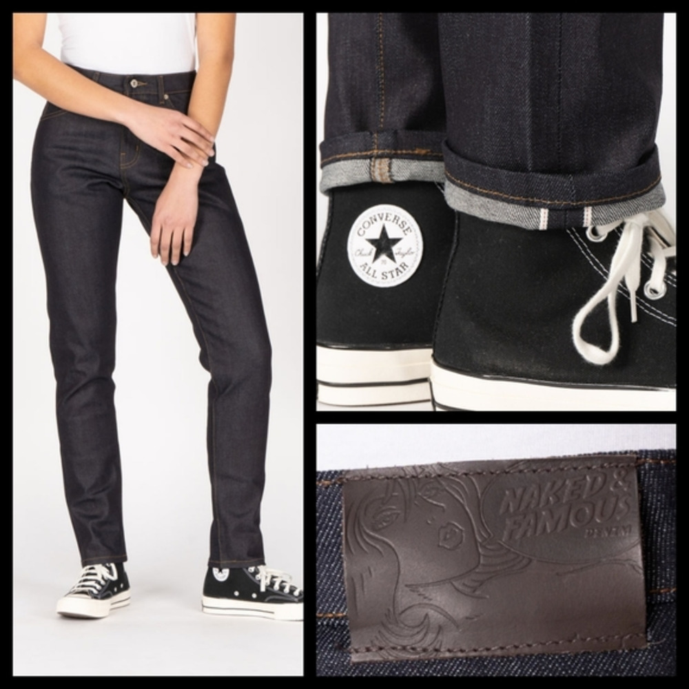 Naked & Famous Max‎ Jeans -  29 - Kasuri Stretch Selvedge